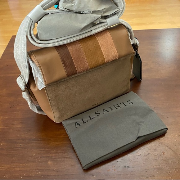 All Saints Leather Crossbody Bag - Picture 10 of 13